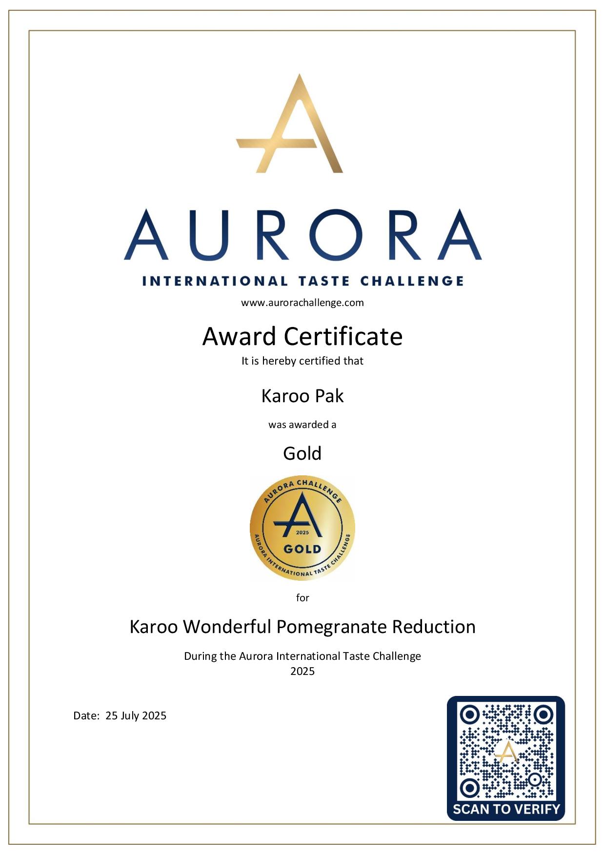 Aurora Taste Challenge Image